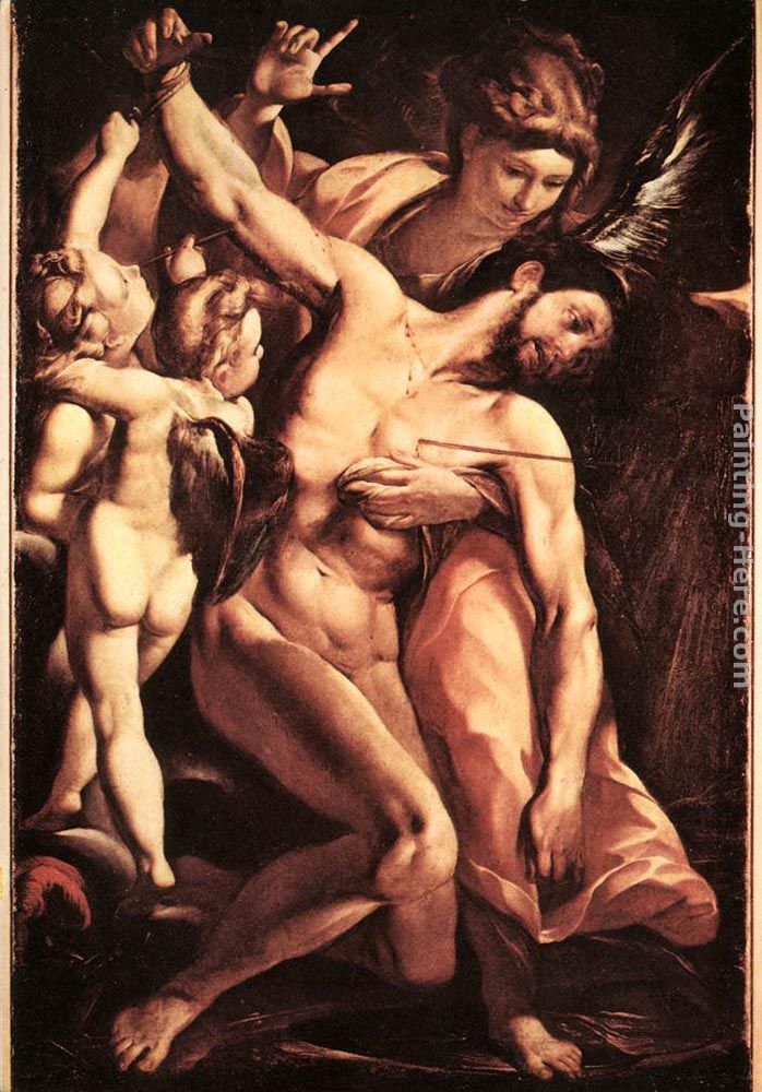 The Martyrdom of St Sebastian painting - Giulio Cesare Procaccini The Martyrdom of St Sebastian art painting The Martyrdom of St Sebastian painting - Giulio Cesare Procaccini The Martyrdom of St Sebastian art painting